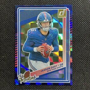 Jaxson Dart - 2025 Panini Donruss The Rookies #2 New York Giants (RC) Rookie